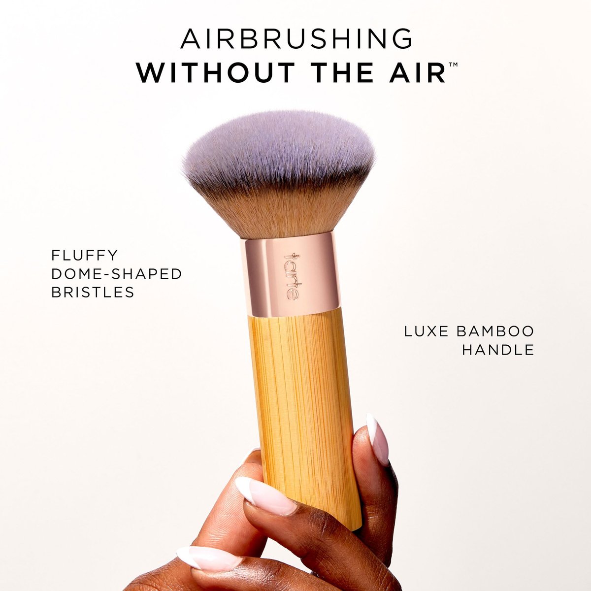 Tarte The Buffer Airbrush Finish Foundation Brush – Full Size, Vegan & Cruelty-Free Synthetic Brush for Flawless Application Avelisse