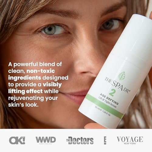 The Spa Dr. Antioxidant Serum - Anti Aging Face Serum with Organic Ingredients, pH Balanced, Safe for All Skin Types - 1 Fl Oz (30 Day Supply) Avelisse