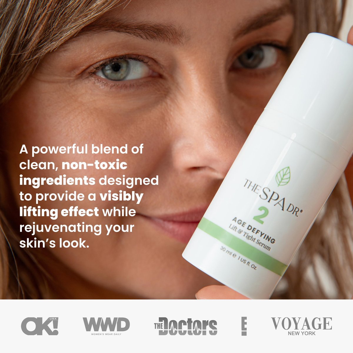 The Spa Dr. Antioxidant Serum - Anti Aging Face Serum with Organic Ingredients, pH Balanced, Safe for All Skin Types - 1 Fl Oz (30 Day Supply) Avelisse