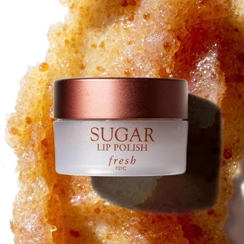Fresh Sugar Lip Polish - Gentle Exfoliating Lip Scrub with Cranberry, 0.35 oz Avelisse