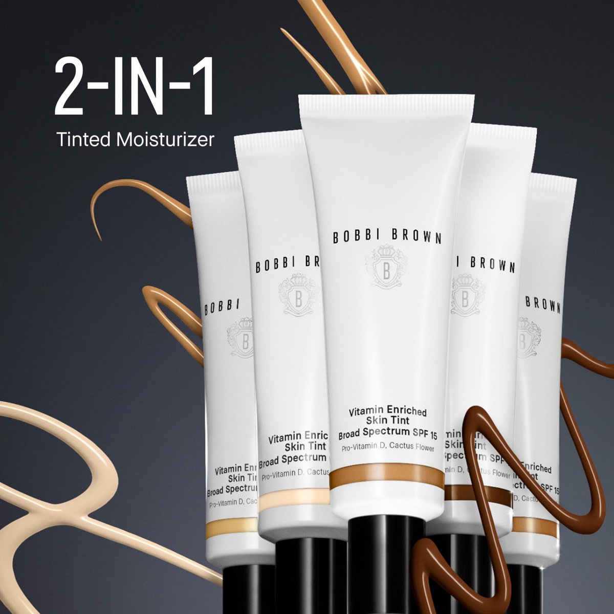 Bobbi Brown Vitamin Enriched Skin Tint SPF 15 Hydrating Tinted Moisturizer - Fair 2 - görsel 5