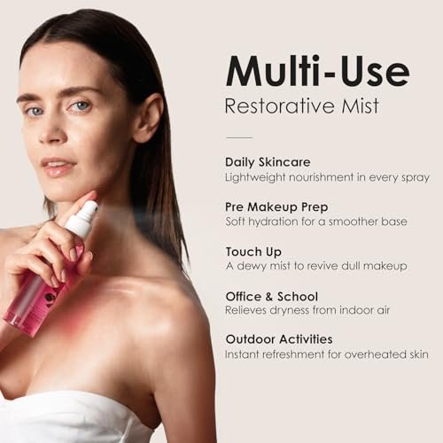 BIOCHEM Rosa Vita Tonic Mist – 3-in-1 Rose Water Toner, Face Mist & Makeup Finishing Spray with Rose Oil & Vitamins B | Hydrating & pH Balancing Mist for All Skin Types (4.05 fl oz / 120 mL) - görsel 10