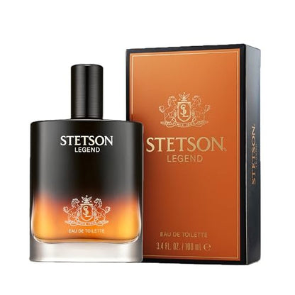 SCENT BEAUTY STETSON Legend Eau de Toilette - 3.4 Fl Oz with Bergamot, Lavender & Tonka Bean