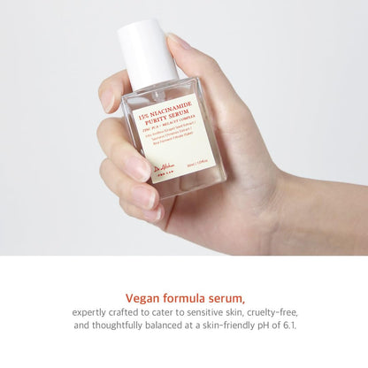 Dr.Althea 15% Niacinamide Purity Serum - Vegan Korean Skincare for Skin Tone, Texture & Pores Avelisse
