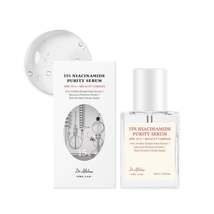 Dr.Althea 15% Niacinamide Purity Serum - Vegan Korean Skincare for Skin Tone, Texture & Pores Avelisse