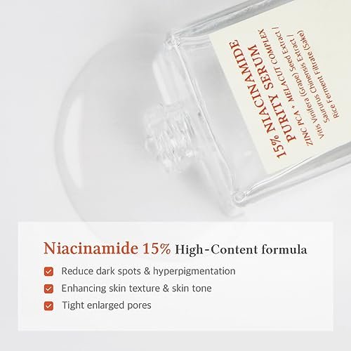 Dr.Althea 15% Niacinamide Purity Serum - Vegan Korean Skincare for Skin Tone, Texture & Pores Avelisse
