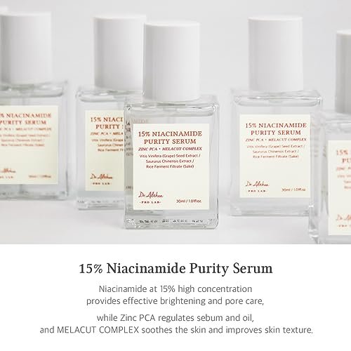 Dr.Althea 15% Niacinamide Purity Serum - Vegan Korean Skincare for Skin Tone, Texture & Pores Avelisse