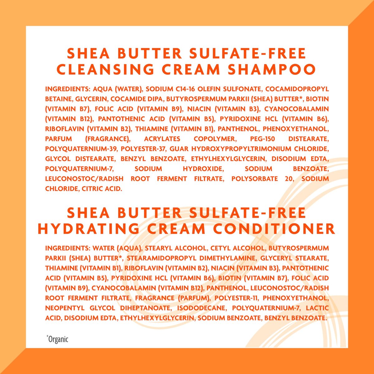 Cantu Shea Butter Shampoo & Conditioner for Natural Hair, 25 fl oz Each (Pack of 2) Avelisse