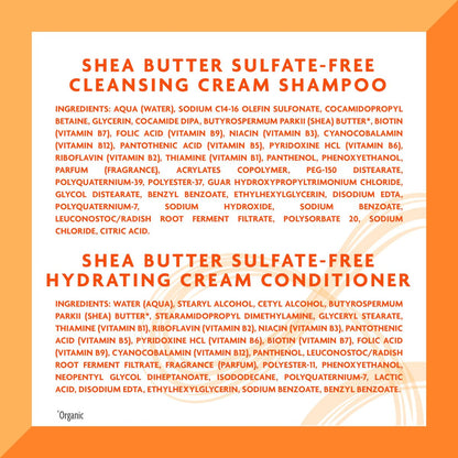 Cantu Shea Butter Shampoo & Conditioner for Natural Hair, 25 fl oz Each (Pack of 2) Avelisse