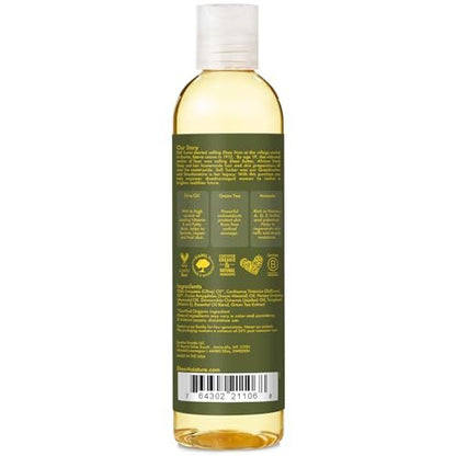 SheaMoisture Olive & Green Tea Bath, Body & Massage Oil 2-Pack – Anti-Aging & Ultra-Moisturizing for Dry Skin, 8 oz Each Avelisse