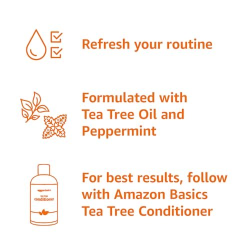Tea Tree Oil Shampoo with Peppermint - 10.14 fl oz - görsel 6