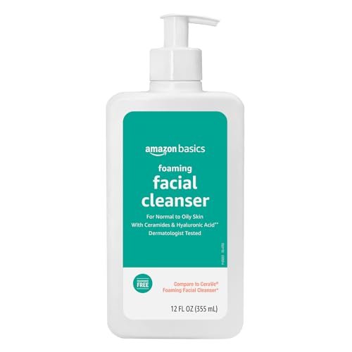 Gentle Foaming Facial Cleanser with Ceramides & Hyaluronic Acid - Fragrance-Free, Non-Comedogenic, 12 fl oz - görsel 1