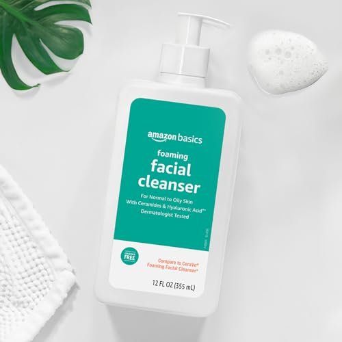 Gentle Foaming Facial Cleanser with Ceramides & Hyaluronic Acid - Fragrance-Free, Non-Comedogenic, 12 fl oz - görsel 11