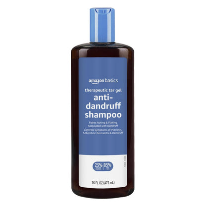 Therapeutic Plus Coal Tar Anti-Dandruff Shampoo - Treats Psoriasis, Seborrheic Dermatitis, Itching and Flaking Scalp, 0.5% Coal Tar, 16 Fl Oz
