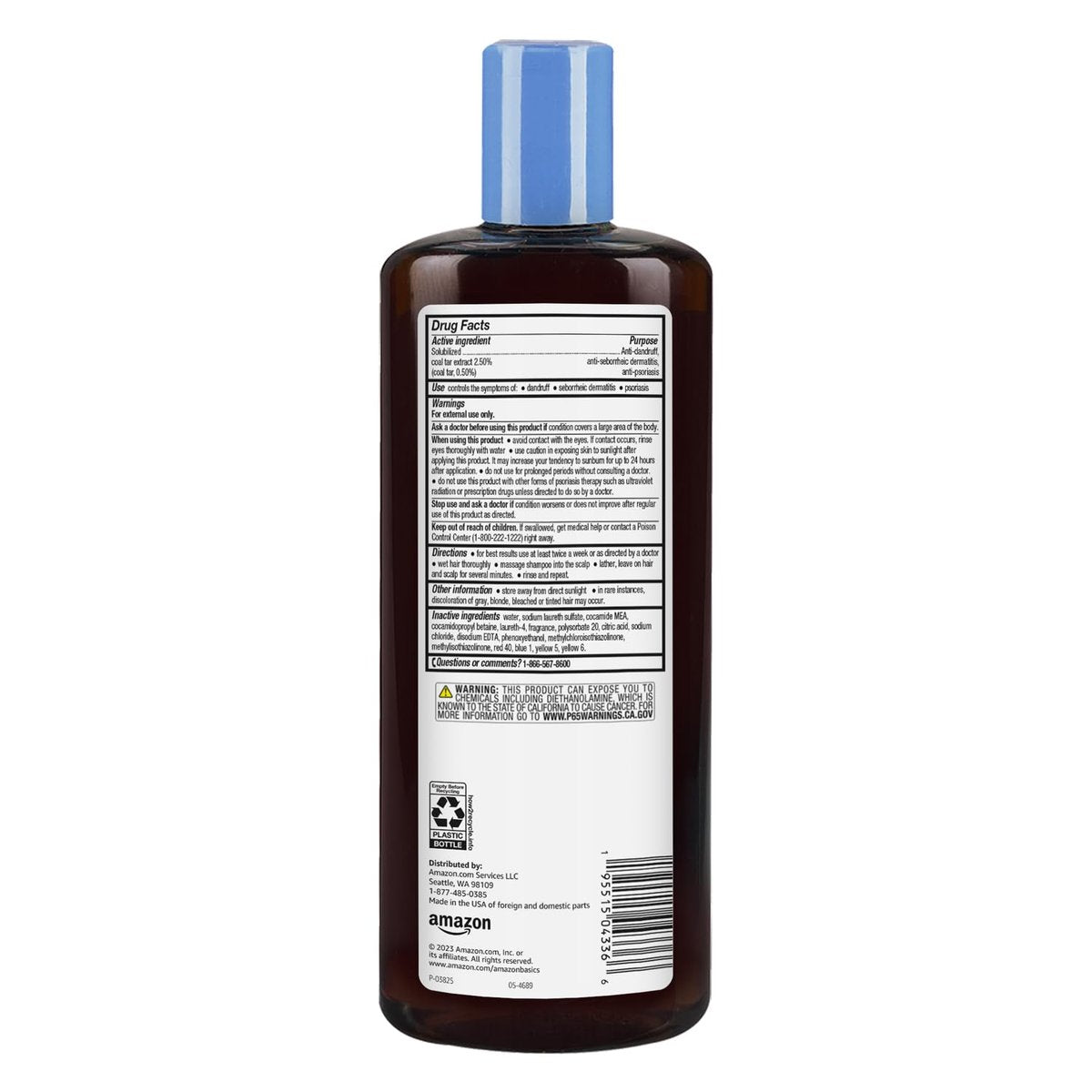 Therapeutic Plus Coal Tar Anti-Dandruff Shampoo - Treats Psoriasis, Seborrheic Dermatitis, Itching and Flaking Scalp, 0.5% Coal Tar, 16 Fl Oz - görsel 4