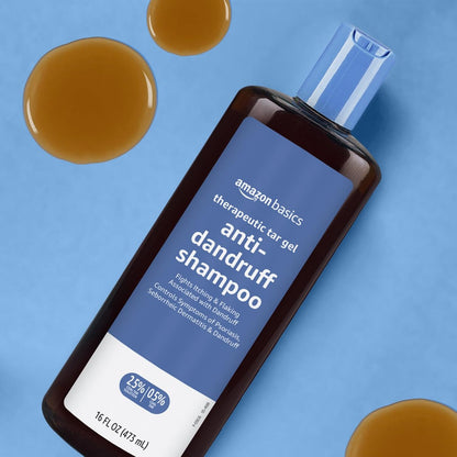 Therapeutic Plus Coal Tar Anti-Dandruff Shampoo - Treats Psoriasis, Seborrheic Dermatitis, Itching and Flaking Scalp, 0.5% Coal Tar, 16 Fl Oz