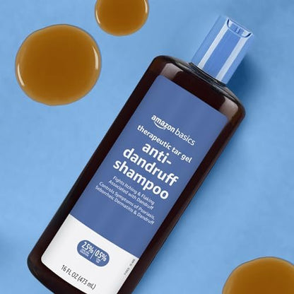 Therapeutic Plus Coal Tar Anti-Dandruff Shampoo - Treats Psoriasis, Seborrheic Dermatitis, Itching and Flaking Scalp, 0.5% Coal Tar, 16 Fl Oz