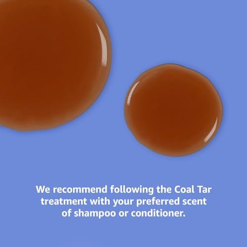 Therapeutic Coal Tar Anti-Dandruff Shampoo Extra Strength 1%, for Seborrheic Dermatitis, Psoriasis, Itching and Flaking Scalp, 6 Fl Oz - görsel 14