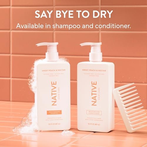 Native Moisturizing Shampoo Sweet Peach & Nectar 16.5 fl oz - görsel 18