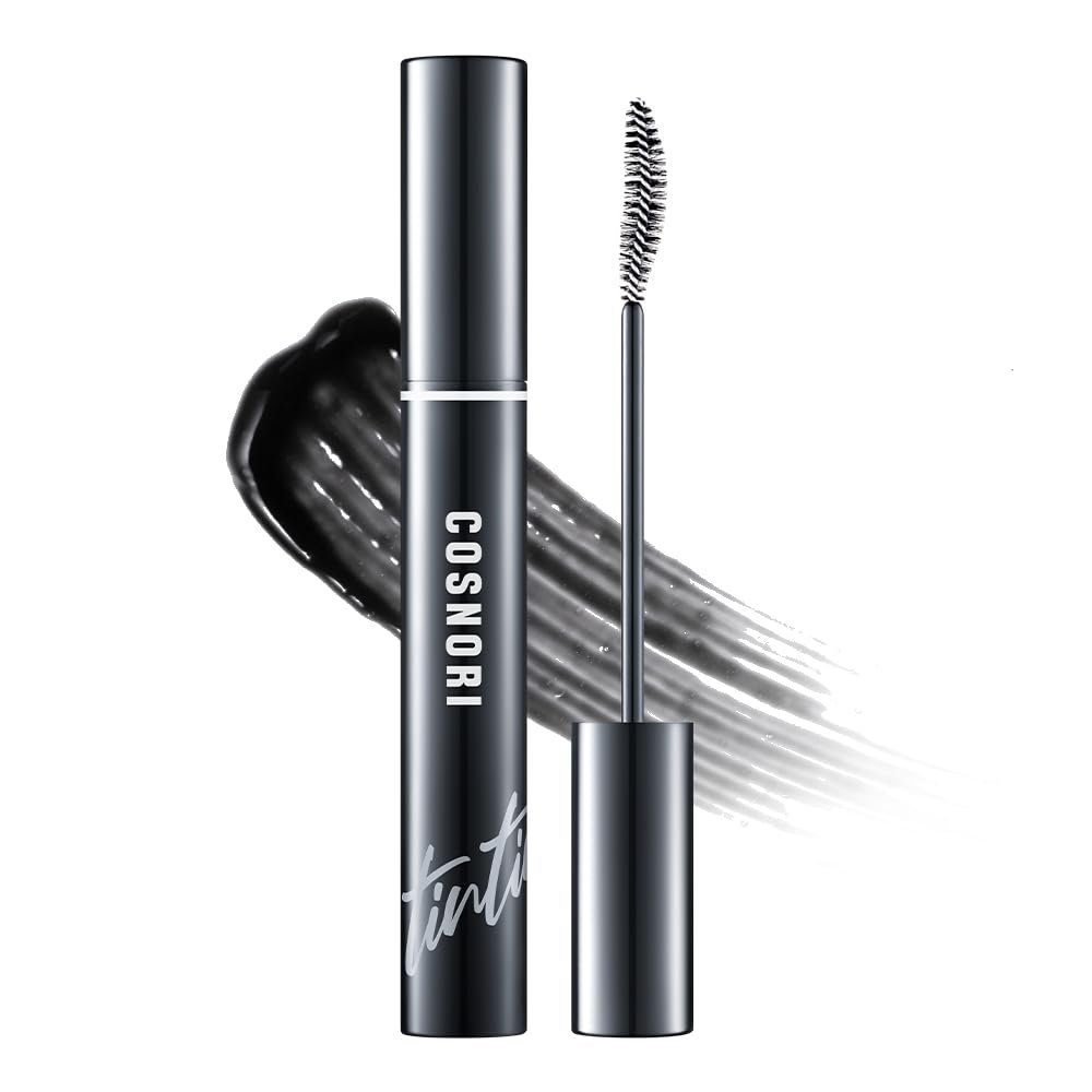 COSNORI Eyelash Tinting Serum 01 Deep Black - Korean Eyelash Boost Tinted Serum for Longer, Thicker Lashes & Brows - Lash Perm Essential - Vegan & Irritation Free, 0.3 fl.oz / 9g Avelisse