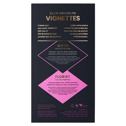 Ellis Brooklyn Vignettes Mini Fragrance Duo - Long Lasting Travel Size Perfume Set for Women, Clean Vegan Paraben-Free Cruelty-Free, 2 x 7.5 ml
