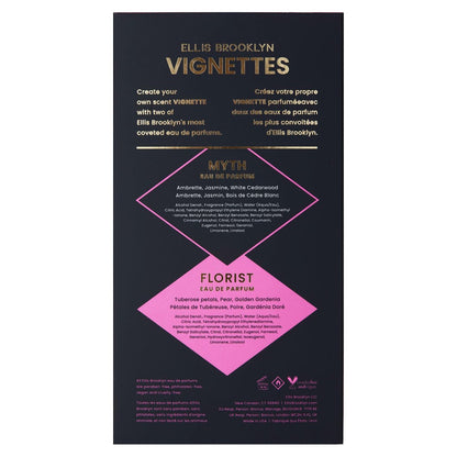 Ellis Brooklyn Vignettes Mini Fragrance Duo - Long Lasting Travel Size Perfume Set for Women, Clean Vegan Paraben-Free Cruelty-Free, 2 x 7.5 ml
