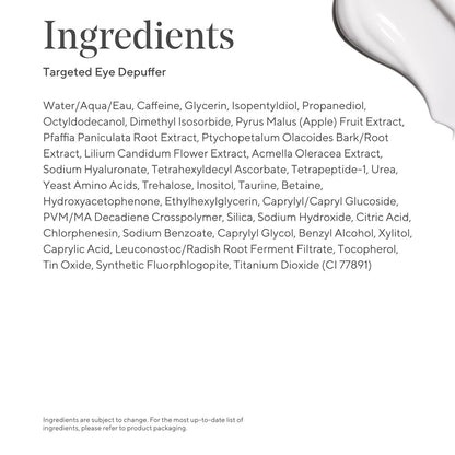 Murad Targeted Eye Depuffer – Ginseng, Lily & Caffeine Eye Cream for Brightening, Depuffing & Firming Under-Eye Bags – 0.5 Fl Oz Avelisse