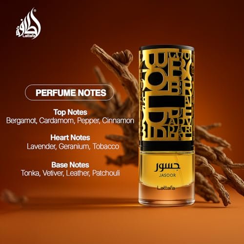 Lattafa Jasoor Eau De Parfum for Men - 3.4 oz | Long-Lasting Fragrance - görsel 10