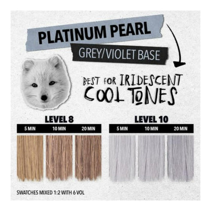 Pulp Riot High Speed Toner Platinum Pearl 3 oz - Fast Acting Hair Toner for Cool Blonde Tones