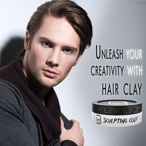 L3 Level 3 Hair Sculpting Clay – Premium Grade Hair Clay for Men, Long Lasting Hold & Natural Finish (5 oz) - görsel 10