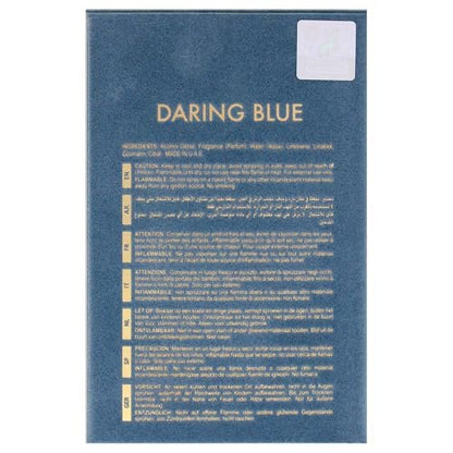 Daring Blue For Life by Maison Alhambra - 3.4 oz Eau de Parfum Spray for Men