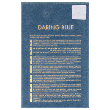 Daring Blue For Life by Maison Alhambra - 3.4 oz Eau de Parfum Spray for Men