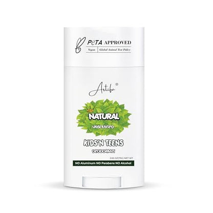 Artifa Natural Deodorant for Kids and Teens | Aluminum-Free, Paraben-Free, Alcohol-Free, Cruelty-Free, 2.65 oz (75 g)