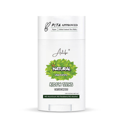 Artifa Natural Deodorant for Kids and Teens | Aluminum-Free, Paraben-Free, Alcohol-Free, Cruelty-Free, 2.65 oz (75 g)