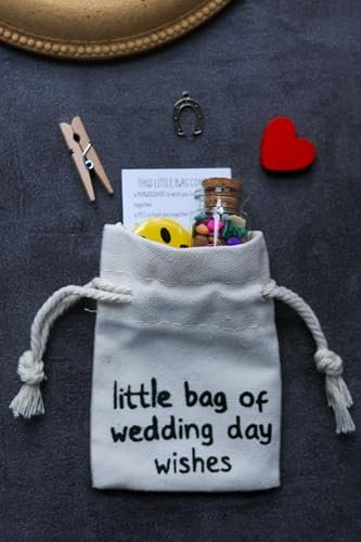 Cute Wedding Day Gifts for Bride from Best Friend - Bride Gifts, Wedding Card, Wedding Blessing Souvenirs, Beautiful Souvenirs for Honeymooner