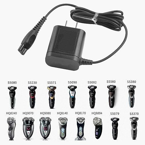 Replacement Charger for Philips Norelco HQ8505 7000 5000 3000 Series & mg7750 Electric Shaver Razor Multigroom Beard Trimmer Power Supply Cord - görsel 7