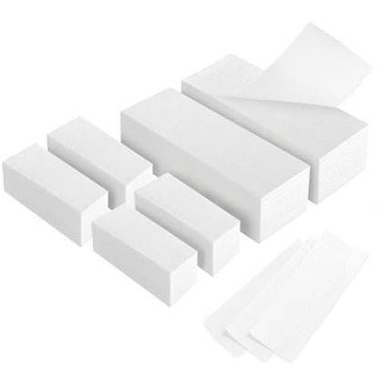 EWVVSS 600-Count Non Woven Wax Strips for Hair Removal - Body and Facial Epilating Wax Strips for Legs, Face, Chest, Back, and Bikini