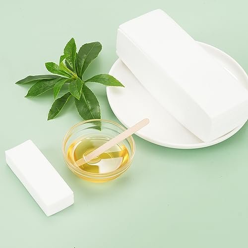 EWVVSS 600-Count Non Woven Wax Strips for Hair Removal - Body and Facial Epilating Wax Strips for Legs, Face, Chest, Back, and Bikini - görsel 4
