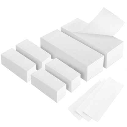 EWVVSS 600-Count Non Woven Wax Strips for Hair Removal - Body and Facial Epilating Wax Strips for Legs, Face, Chest, Back, and Bikini