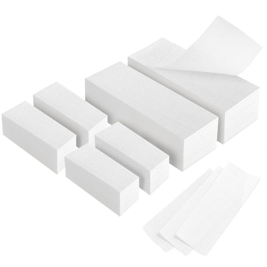 EWVVSS 600-Count Non Woven Wax Strips for Hair Removal - Body and Facial Epilating Wax Strips for Legs, Face, Chest, Back, and Bikini