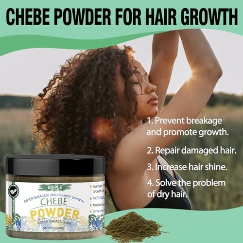 WOZUTUNT Organic African Chebe Powder for Enhanced Hair Growth, Strength & Long Moisturized Hair - 3.5 oz - görsel 8