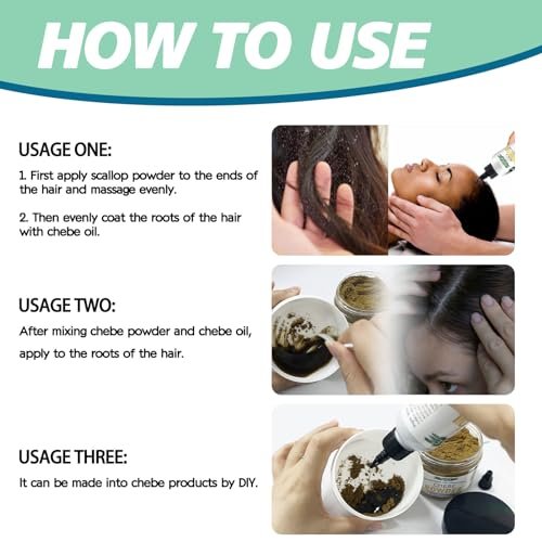 WOZUTUNT Organic African Chebe Powder for Enhanced Hair Growth, Strength & Long Moisturized Hair - 3.5 oz - görsel 14