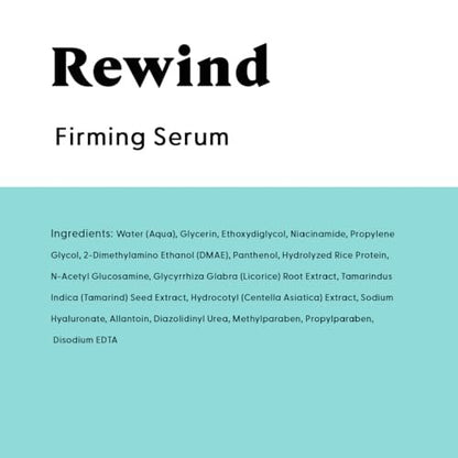 Stratia Rewind Firming & Hydrating Serum with Hyaluronic Acid & Niacinamide - DMAE for Smooth, Plump Skin, 1.3 Fl Oz Avelisse