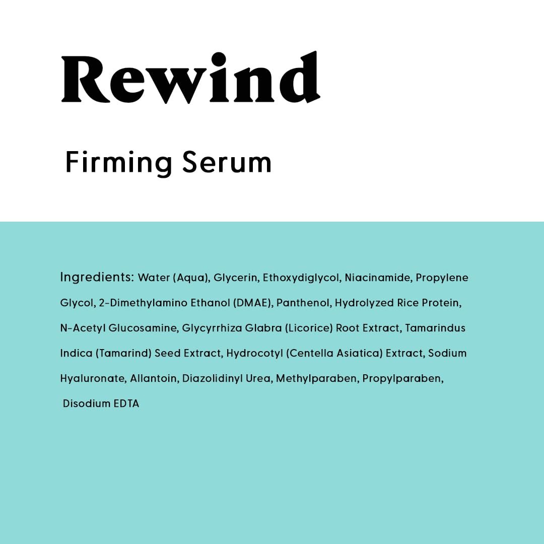Stratia Rewind Firming & Hydrating Serum with Hyaluronic Acid & Niacinamide - DMAE for Smooth, Plump Skin, 1.3 Fl Oz Avelisse