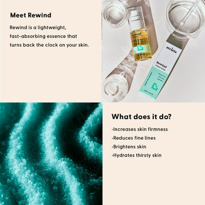 Stratia Rewind Firming & Hydrating Serum with Hyaluronic Acid & Niacinamide - DMAE for Smooth, Plump Skin, 1.3 Fl Oz Avelisse