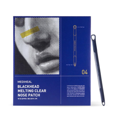 Mediheal Blackhead Melting Clear Nose Patch (4 Pack) – 3-Step Pore Melting & Soothing Sheets with Blackhead Remover Tool Avelisse