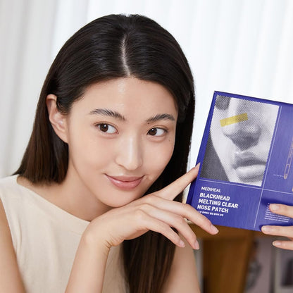 Mediheal Blackhead Melting Clear Nose Patch (4 Pack) – 3-Step Pore Melting & Soothing Sheets with Blackhead Remover Tool Avelisse