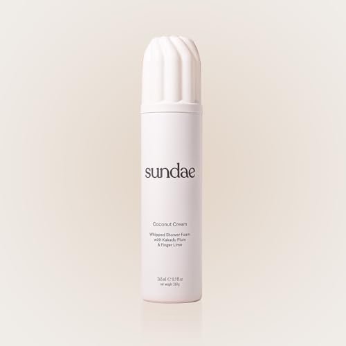 sundae Whipped Shower Foam Coconut Cream Foaming Body Wash - 8.9 fl oz (265ml) Avelisse