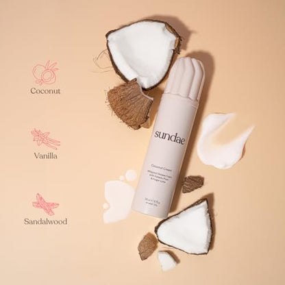 sundae Whipped Shower Foam Coconut Cream Foaming Body Wash - 8.9 fl oz (265ml) Avelisse
