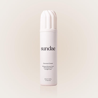 sundae Whipped Shower Foam Coconut Cream Foaming Body Wash - 8.9 fl oz (265ml) Avelisse